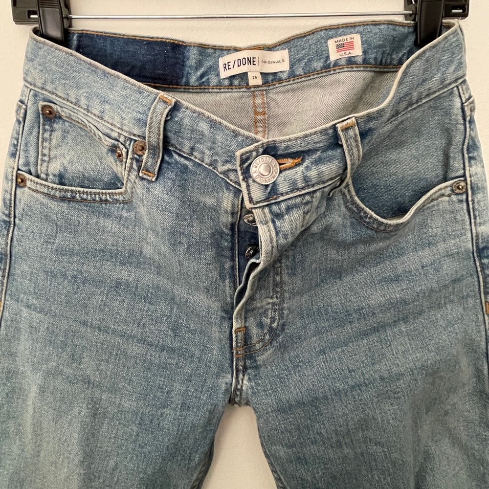 Re/done denim - originals straight skinny’s